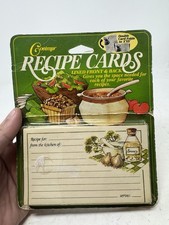 Vintage Conimar Savory Garlic Oil Recipe Cards- New In Packaging, Rare Set picture