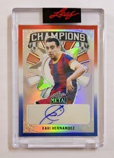 Leaf Metal Champions Xavi Hernandez Autograph /15 LL. picture