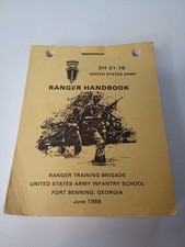 Vintage 1988 Ranger Handbook Ranger training brigade US Army Infantry School picture