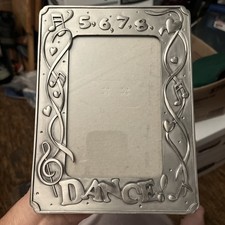 Vintage Pewter 5x7 Dance Picture Fame picture