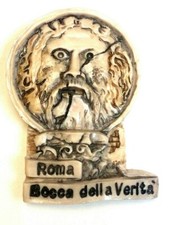 Mouth of Truth 3D Souvenir Refrigerator Magnet, Made in Italy picture