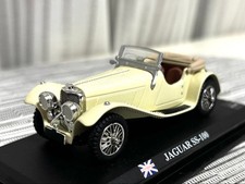Jaguar SS-100 1/43 Beige Diecast Model Car Open Top Collection Ready picture