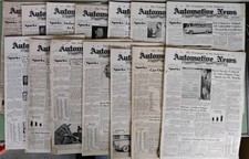 Automotive News Trade Magazine 1952-1953 Lot of 14 picture