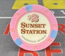 🎰🎲$2 Sunset Station Casino Chip Las Vegas NV🎲🎰 picture