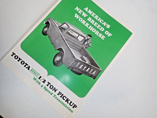 Original 1966 Toyota Pickup Sales Brochure Very Cool  picture