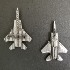 F-15 Eagle Military Aircraft Shaped Challenge Coin picture