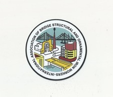 UNION IRONWORKERS Iron Workers International Association IW Retro 70s Sticker picture