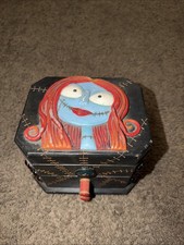 Robert A Haas RAH Signed Hand Painted Disney Sally Coffin Jewelry Trinket Box picture