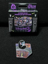 2025 WDW Walt Disney World Haunted Mansion Map Puzzle Stitch LE 300 Chaser Pin picture