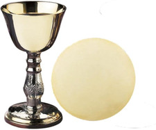 Elegant 5 Oz Chalice and Paten Set for Special Occasions picture