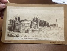 Wow West Baden Springs French Lick Indiana Original Photo Cabinet Card picture