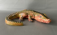 Vintage Alligator Gator Pottry Folk Art beautiful piece excellent condition picture