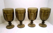 4 Libbey Gibraltar Mocha Brown Iced Tea Glasses 7