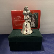 1997 Madison Avenue Silverplated Santa Bell