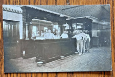 1912 RPPC Saloon Bar Barkeep Spittoon Tavern Midwest Antique Real Photo Postcard picture