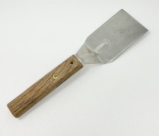 Vintage Commercial Heavy Duty Stainless Steel Wood Handle Spatula 11 1/4” Wear picture