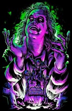 Beetlejuice Poster Print Wall Art Tim Burton Horror Comedy Movie Decor picture