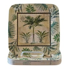 6 Keller Charles Square Melamine Salad Plates 8.5