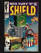 Nick Fury Agent of SHIELD #1 FN Steranko Dum Dum Dugan Val 1st Scorpio picture