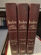 Ellen G. White 9 Book Lot Christian Home Library SDA Hardcover Index 3 Vol Set picture