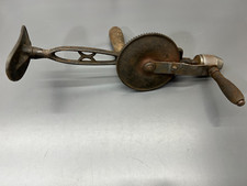 VINTAGE GOODELL PRATT NO. 245 2 SPEED BREAST SHOULDER DRILL PAT 1896 - USA picture