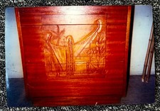 THE WAIKIKIAN Tiki HOTEL Photo of HAND CARVED DESK with CLASSIC TIKI STYLE  # 2 picture