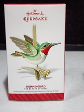 2014 NEW NRFB Hallmark Hummingbird Birds of Beauty Ornament picture