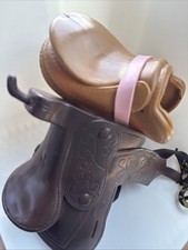 Lot Of 2 Brown Horse Saddles for 20