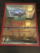 vintage Pimm's & Soda advertising mirror picture