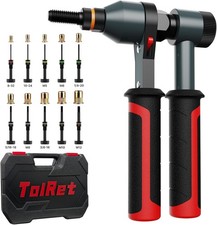 Rivet Nut Tool Kit with Ratcheting Mechanism and Quick Change Mandrels 10 Metric picture