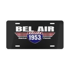 1953 Bel Air Classic Car License Plate Tag - Made in The USA picture