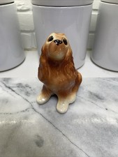 Vintage Ceramic Cocker Spaniel Figurine Dog Collectible picture