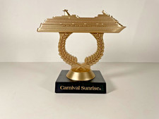 Carnival Cruise Line Ship On A Stick Trophy - Sunrise Y-Not Industries picture