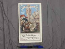 1913 Holland 30 Exhibitions Antique Travel Brochure picture
