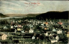 Borden Indiana IN Town View Zim c1910s Vintage Postcard picture