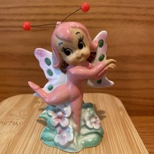 Vintage Rare HTF Anthropomorphic Lefton Norcrest Holt Howard butterfly figurine picture