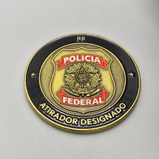 BRAZIL Coin POLICIA FEDERAL ATIRADOR DESIGNADO picture