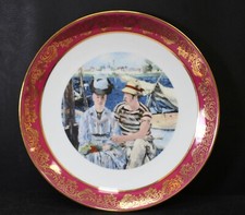 Limoges Edouard Manet Decorative Plate - L'Argentenil (1874) France picture