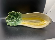 VTG Cardinal Pottery USA Celery Dish Relish Tray Spoon Rest 1950s MCM picture