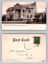 Scotia, NY-New York, Residence of H. V. Mynderse M.D., Vintage c1908 Postcard picture