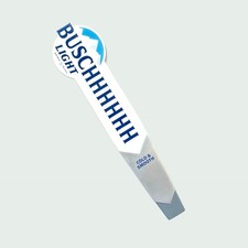 White Classic Busch Light Anheuser Brewing Tap Handle picture