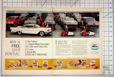 1959 General Mills Pontiac Big 8 Sweepstakes Vintage Magazine Ad picture