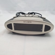 Acu-Rite Electric Digital Alarm Clock With Battery Backup Model # 13027 Works picture