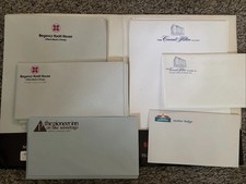 Vintage Hotel Stationery & Envelopes Lot Hyatt Pioneer Inn Hilton Howard Johnson picture