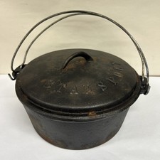 Vintage Stansport Cast Iron Dutch Oven 9” With Handles picture