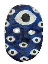 Toy Road Works Toyonaga Argos Papier-Mache Eye Mask Collectible 15+ picture