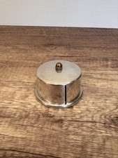 Webster Co P84 Vintage Silverplate Postage Stamp Roll Dispenser Desk Accessory picture
