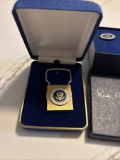 Rare President Ronald Reagan Engraved Key Ring with Gift Box picture