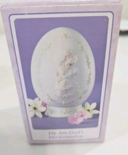 Precious Moments “We Are God’s Workmanship” Easter 1992 Egg picture
