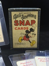 1930s Walt Disney Silly Symphony Snap Cards Chad Valley Complete Set Vintage picture